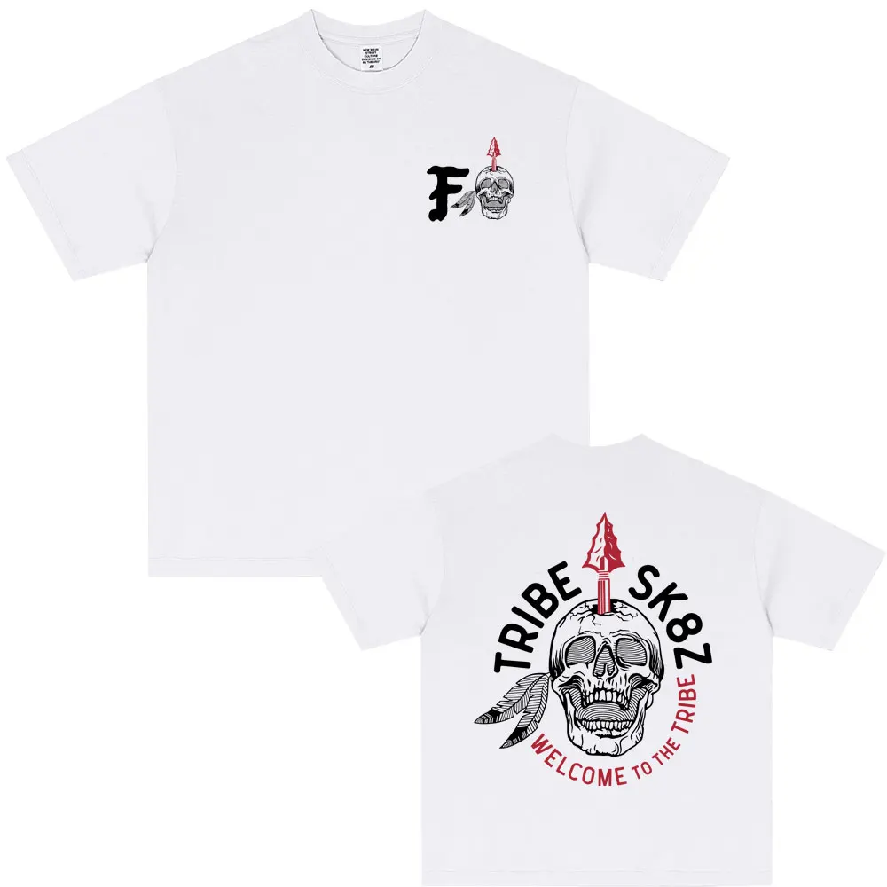Forward Observations Group Funny Skeleton T Shirts Welcome To The Tribe Sk8z Graphic T-shirt Men Women Vintage Gothic Clothes
Forward Observations Group Funny Skeleton T Shirts Welcome To The Tribe Sk8z Graphic T-shirt Men Women Vintage Gothic Clothes