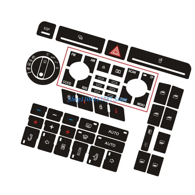 Door Lock Window Button Adhesive Sticker Button Repair Decal Sticker for B6
Door Lock Window Button Adhesive Sticker Button Repair Decal Sticker for B6