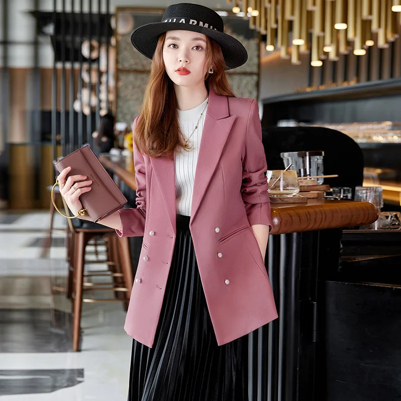 Women's Suit Jacket Spring/Autumn High-End Design Sense Niche Fashion Temperament Medium-Length Waist-Collecting Slimming Suit
Women's Suit Jacket Spring/Autumn High-End Design Sense Niche Fashion Temperament Medium-Length Waist-Collecting Slimming Suit