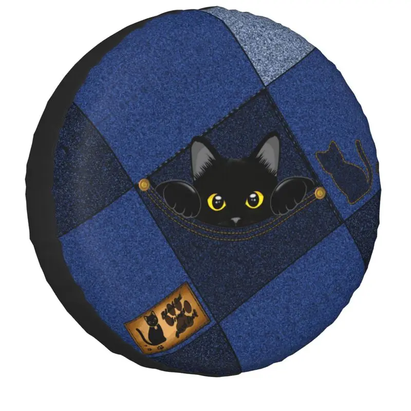Custom Cute Black Cat Spare Tire Cover for Mitsubishi Pajero 4WD 4x4 RV Car Wheel Protectors 14" 15" 16" 17" Inch
Custom Cute Black Cat Spare Tire Cover for Mitsubishi Pajero 4WD 4x4 RV Car Wheel Protectors 14" 15" 16" 17" Inch
