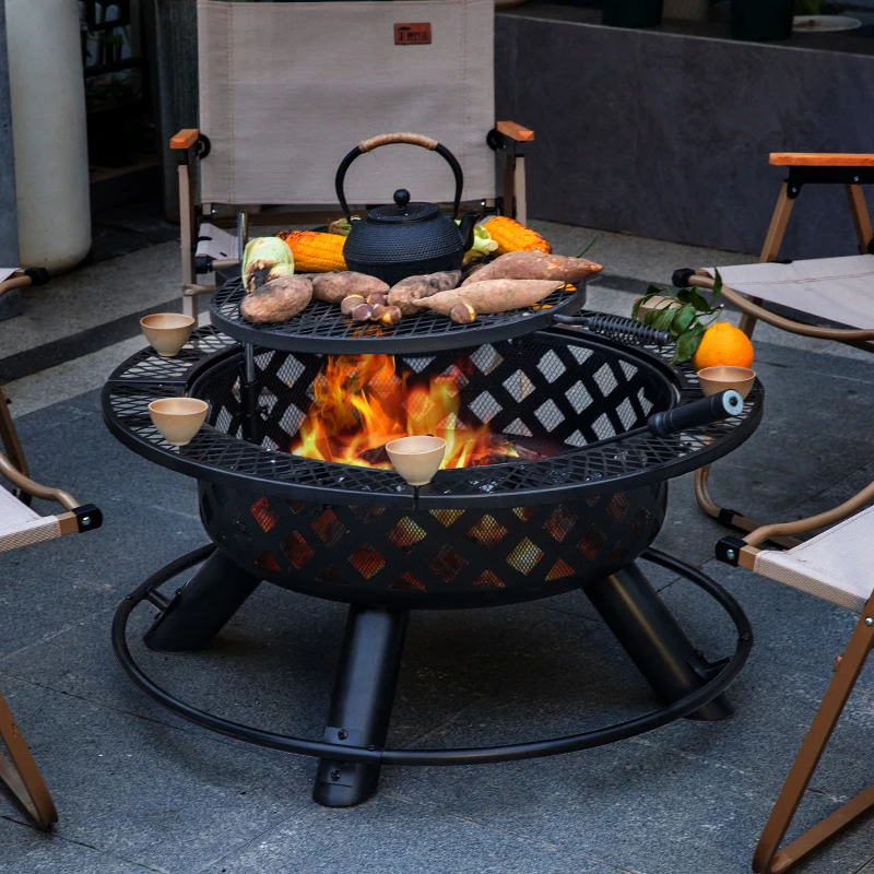 Camping Outdoor Fire Pits Easily Cleaned Patio Barbecue Grill Bbq Outdoor Charcoal Stove
Camping Outdoor Fire Pits Easily Cleaned Patio Barbecue Grill Bbq Outdoor Charcoal Stove