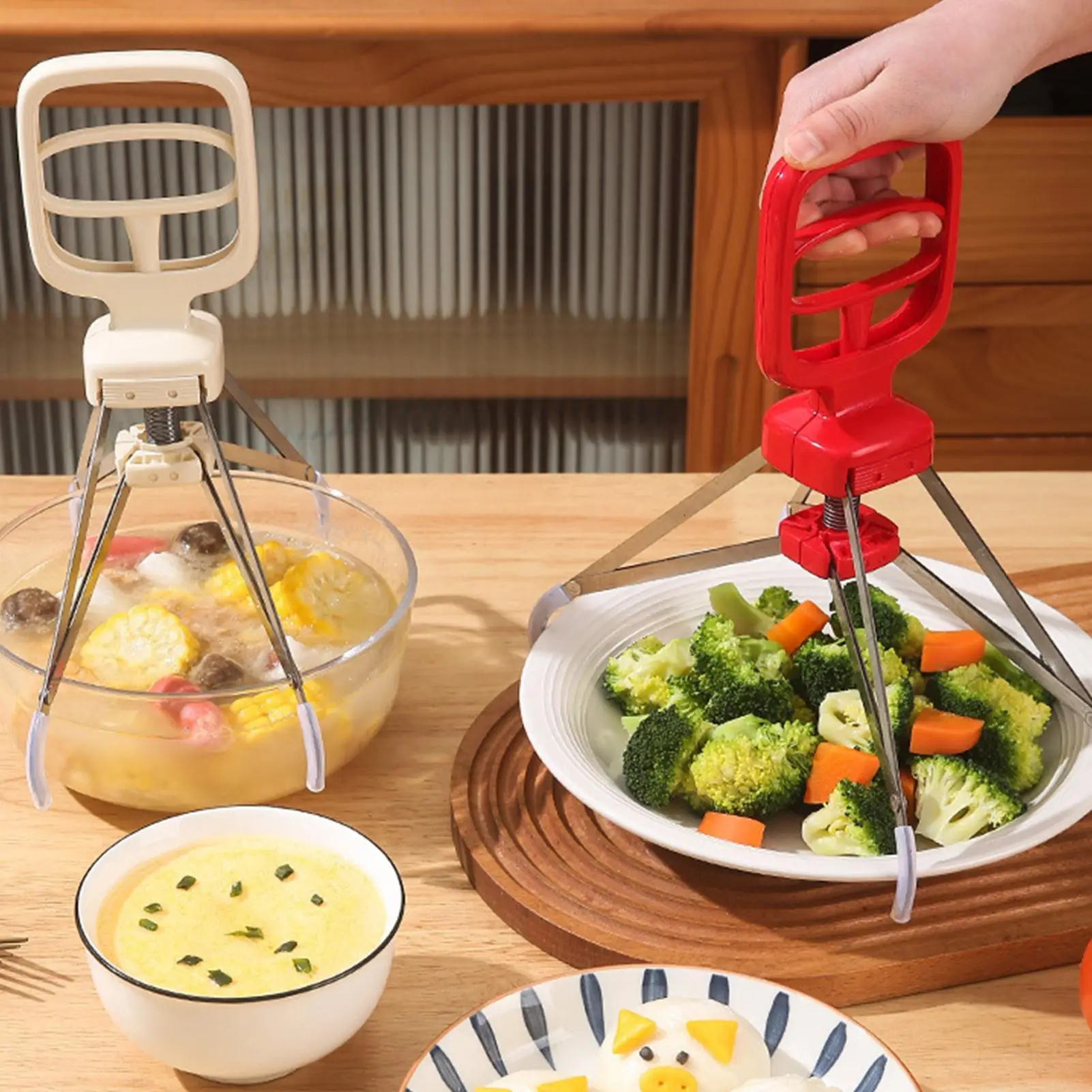 Anti Scald Plate Gripper Non Slip Heat Resistant Kitchen Gadgets Hot Plate Gripper Clips Tongs for Pan Pot Bowl Dish Air Fryer
Anti Scald Plate Gripper Non Slip Heat Resistant Kitchen Gadgets Hot Plate Gripper Clips Tongs for Pan Pot Bowl Dish Air Fryer