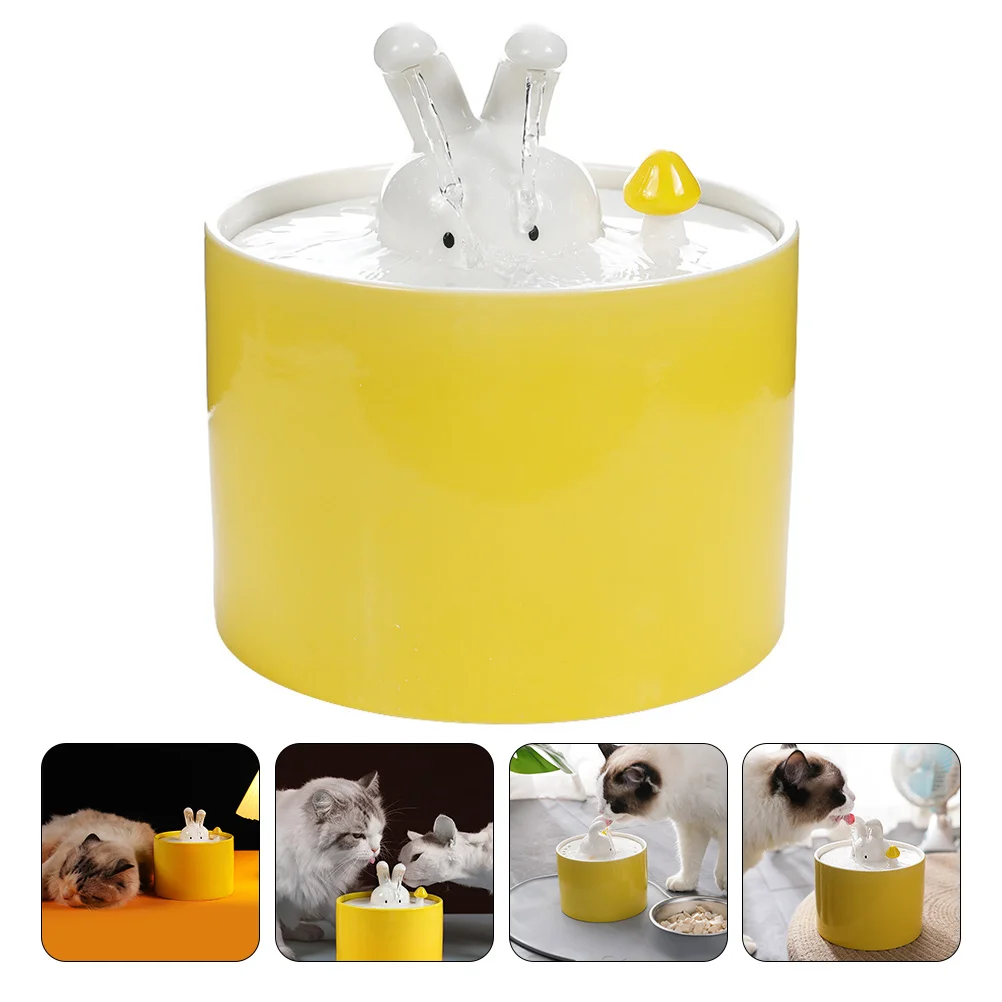 Ceramic Pet Water Fountain Dispenser Bowl Durable USB Cats Large Capacity Anti-overturning Home Supply Gift Owners Pet Drinking
Ceramic Pet Water Fountain Dispenser Bowl Durable USB Cats Large Capacity Anti-overturning Home Supply Gift Owners Pet Drinking