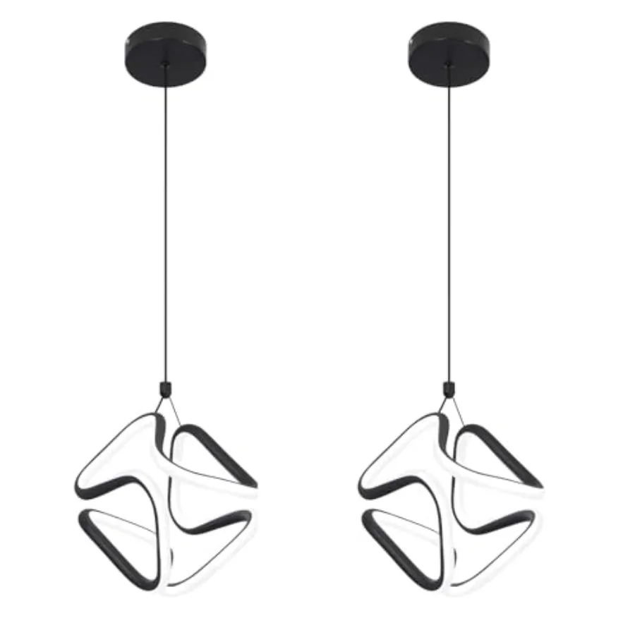 2 Packs Black Led Pendant Light Fixtures6000K Cool White Modern Pendant Lights Kitchen Island Adjustable Kitchen Island Light F
2 Packs Black Led Pendant Light Fixtures6000K Cool White Modern Pendant Lights Kitchen Island Adjustable Kitchen Island Light F