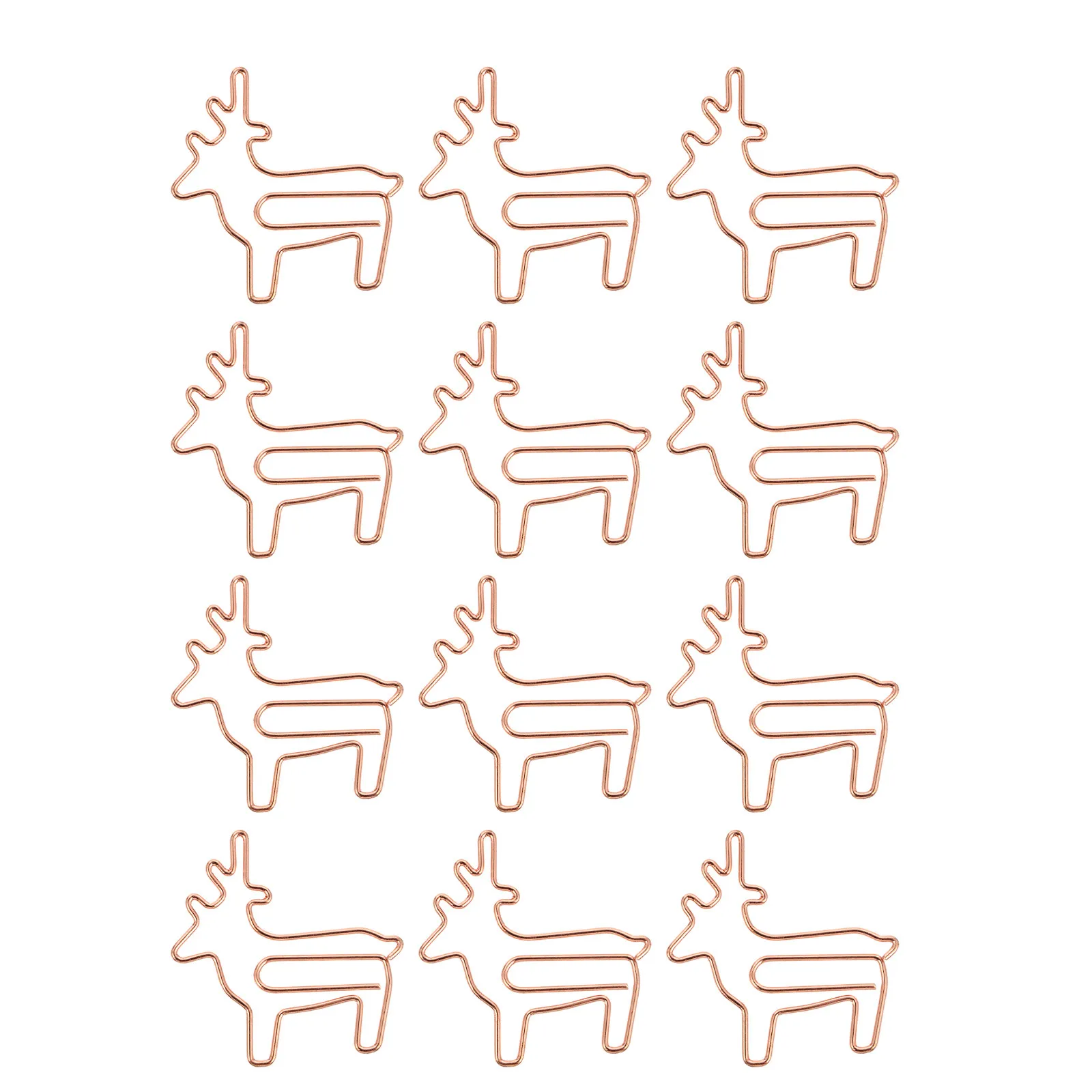 25Pcs Animal Shaped Paper Clips Cute Deer Design Metal Bookmark Clips for Office School Supplies Note Files Photos Holders
25Pcs Animal Shaped Paper Clips Cute Deer Design Metal Bookmark Clips for Office School Supplies Note Files Photos Holders