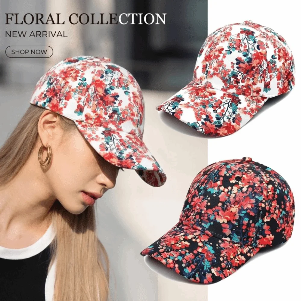 Personality Flower Print Baseball Cap Adjustable Breathable Sun Cap Sun Protection Lightweight Duck Tongue Hat For Men Women
Personality Flower Print Baseball Cap Adjustable Breathable Sun Cap Sun Protection Lightweight Duck Tongue Hat For Men Women