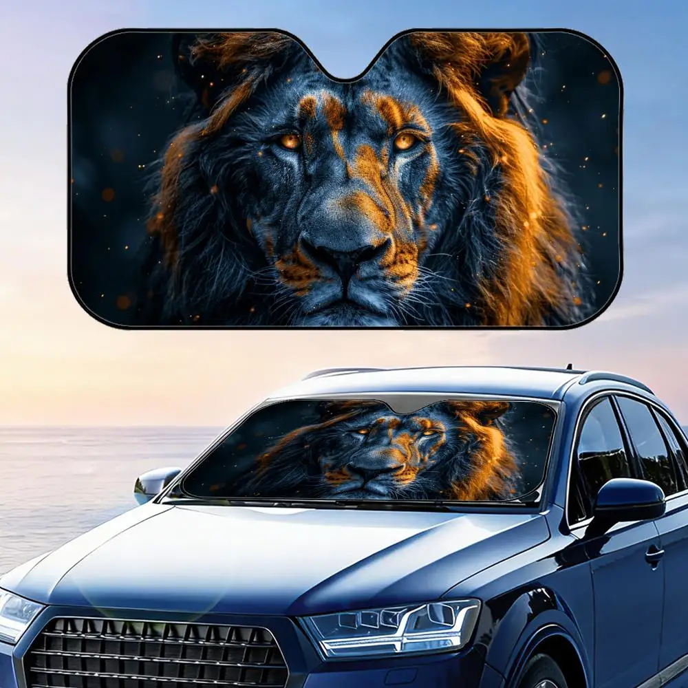 Солнцезащитный козырек Majestic Lion, складной, для лобового стекла автомобиля, защита от УФ-излучения, отражающий, теплоизоляционный, многоразовый чехол
Солнцезащитный козырек Majestic Lion, складной, для лобового стекла автомобиля, защита от УФ-излучения, отражающий, теплоизоляционный, многоразовый чехол