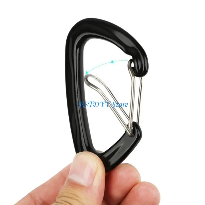 G6DE 16KN Wiregate Carabiner Clip, Heavy Duty Accessory Clip, Large Size for Hiking, Camping, Fishing, Outdoor, Backpack
G6DE 16KN Wiregate Carabiner Clip, Heavy Duty Accessory Clip, Large Size for Hiking, Camping, Fishing, Outdoor, Backpack