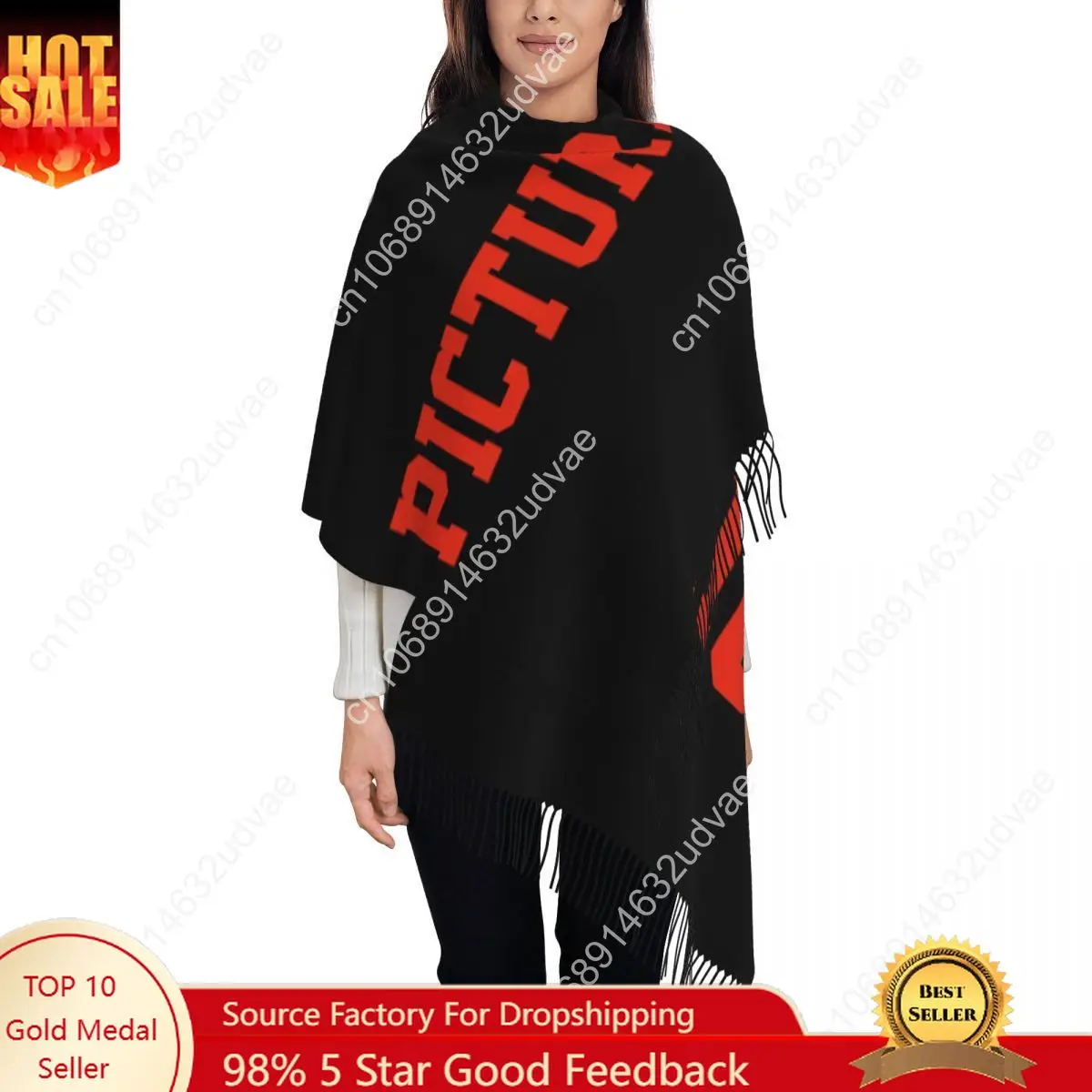 Womens Tassel Scarf DIY Your Picture Large Soft Warm Shawl Wrap Customized Gifts Cashmere Scarf
Womens Tassel Scarf DIY Your Picture Large Soft Warm Shawl Wrap Customized Gifts Cashmere Scarf