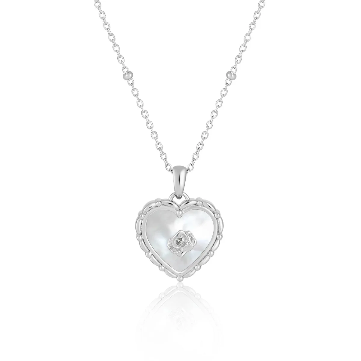 3339 Rose Love Necklace Women's Premium S925 Sterling Silver Niche Ins Natural Shell Stone Heart Pendant
3339 Rose Love Necklace Women's Premium S925 Sterling Silver Niche Ins Natural Shell Stone Heart Pendant