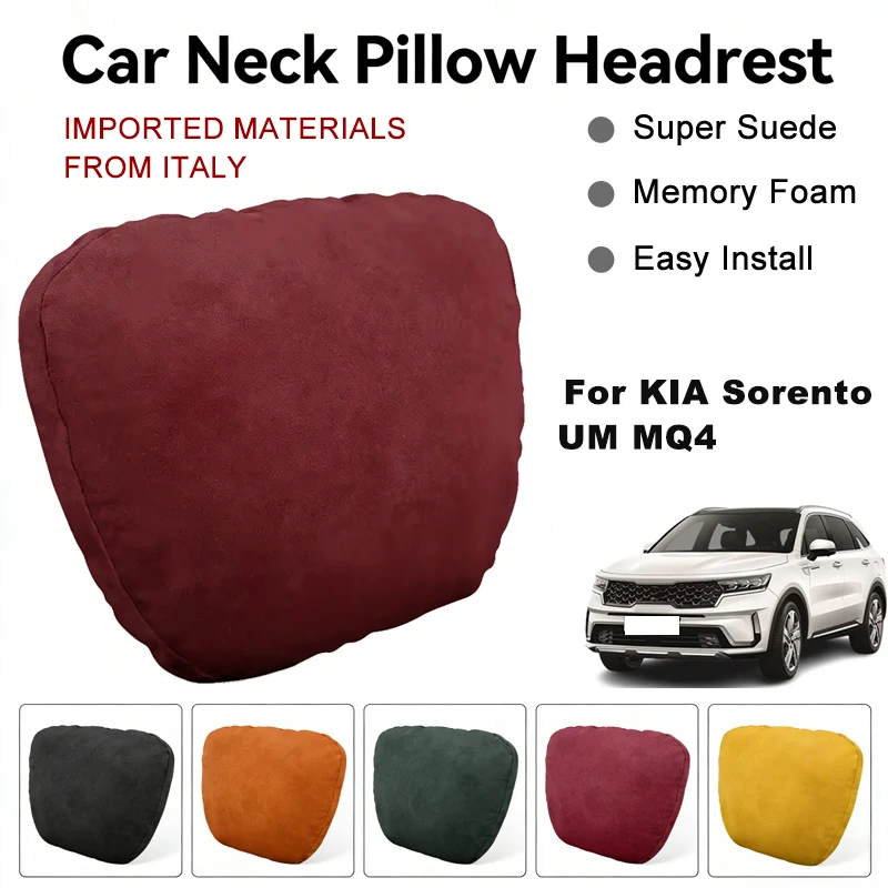 Italy Suede Car Neck Rest Pillow For KIA Sorento UM MQ4 Seat Head Neck Support Cushion Auto Interior Accessories
Italy Suede Car Neck Rest Pillow For KIA Sorento UM MQ4 Seat Head Neck Support Cushion Auto Interior Accessories