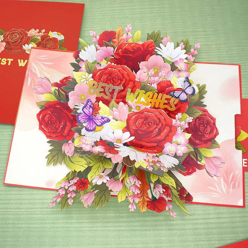 3D Butterfly Pop Up Greeting Cards Postcard For Valentine's Day, Mother, Anniversary, Wedding Invitation Greeting, Birthday Gift
3D Butterfly Pop Up Greeting Cards Postcard For Valentine's Day, Mother, Anniversary, Wedding Invitation Greeting, Birthday Gift
