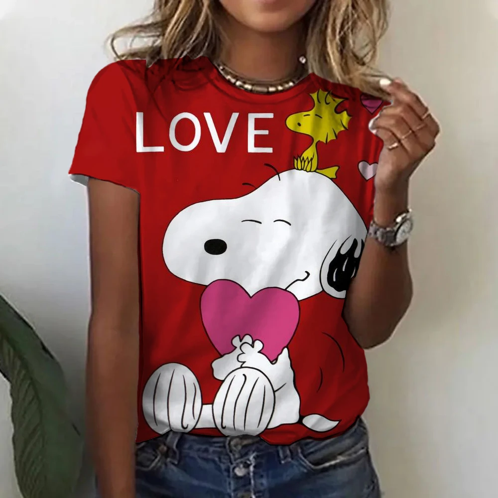 MINISO Snoopy Print Women's T-Shirt New Pullover for Ladies O-neck Casual Short Sleeve 2025 Fashion Streetwear Tops
MINISO Snoopy Print Women's T-Shirt New Pullover for Ladies O-neck Casual Short Sleeve 2025 Fashion Streetwear Tops