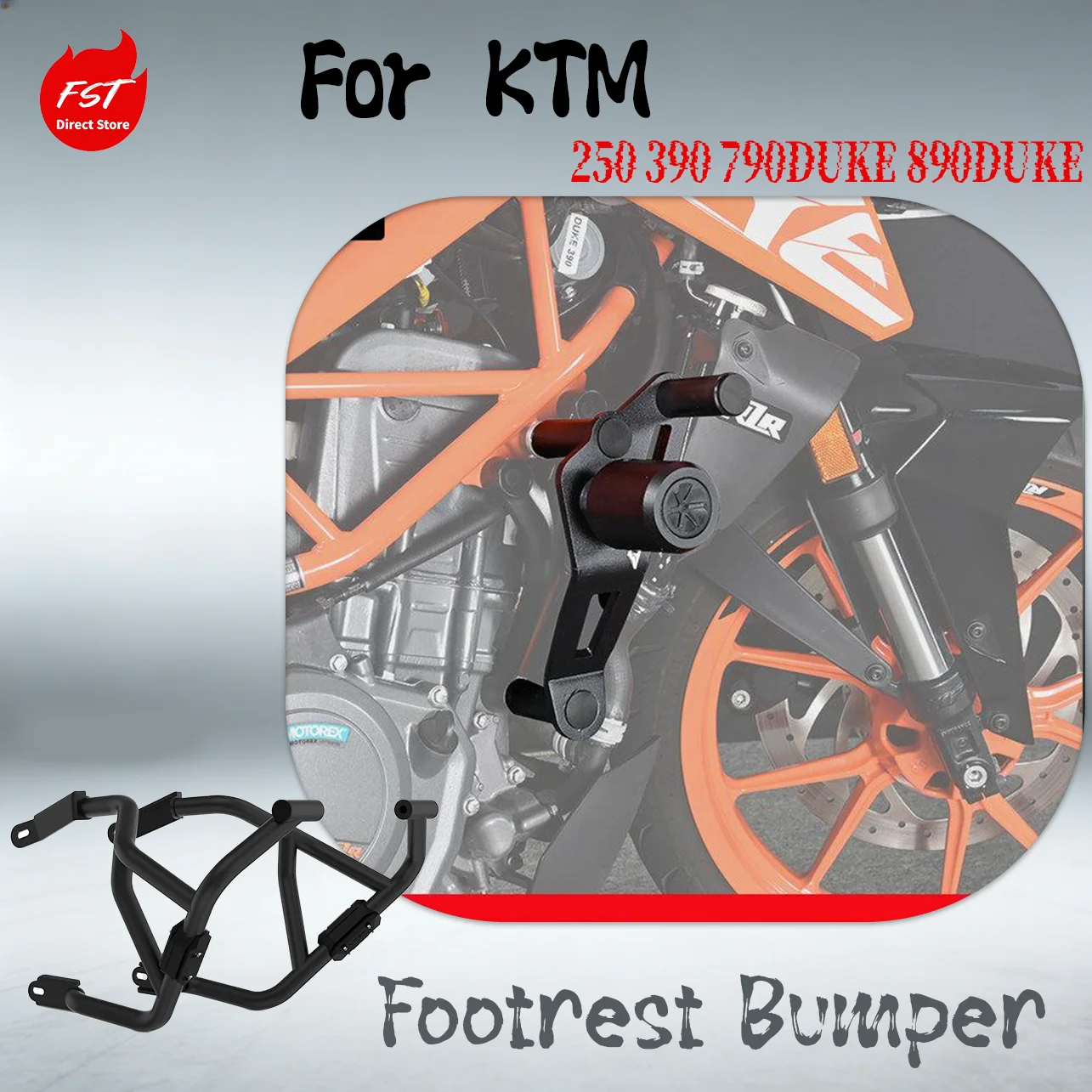 Racing Crash Bars Engine Guard Anti-Fall Bumper Protector for KTM 250 390 790DUKE 890DUKE Motorcycle Modified Accessories
Racing Crash Bars Engine Guard Anti-Fall Bumper Protector for KTM 250 390 790DUKE 890DUKE Motorcycle Modified Accessories