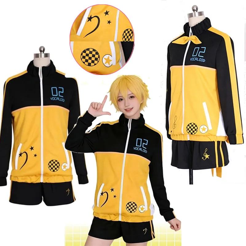 Anime Singer Len//GG Cosplay Rin cos sports suit daily wear cute sweet style for Adults Nice Stitching outfit Role Play Party
Anime Singer Len//GG Cosplay Rin cos sports suit daily wear cute sweet style for Adults Nice Stitching outfit Role Play Party