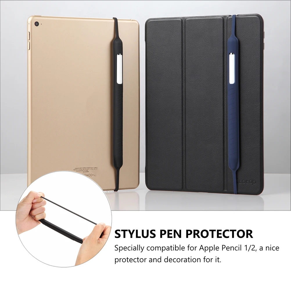 1pc Silicone Stylus Pen Cover Anti-drop Protective Case for Pencil 1 2 Non-slip Elastic Strap Precise Fit Touchscreen Pen
1pc Silicone Stylus Pen Cover Anti-drop Protective Case for Pencil 1 2 Non-slip Elastic Strap Precise Fit Touchscreen Pen