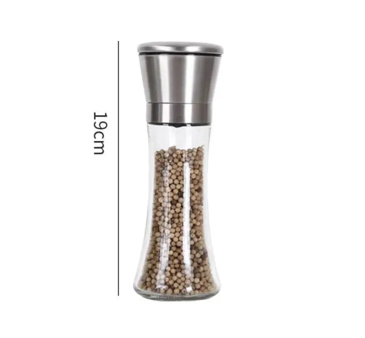 Stainless steel pepper grinder, glass pepper, pepper grinder, hand glass mill SN4235
Stainless steel pepper grinder, glass pepper, pepper grinder, hand glass mill SN4235