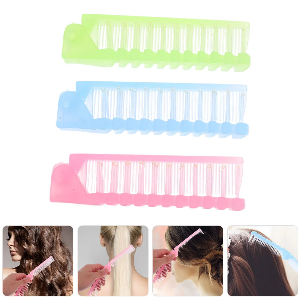 6 Pcs Portable Folding Soft Rubber Comb Travel Mini Hair Brush Pp Small for Purse
6 Pcs Portable Folding Soft Rubber Comb Travel Mini Hair Brush Pp Small for Purse