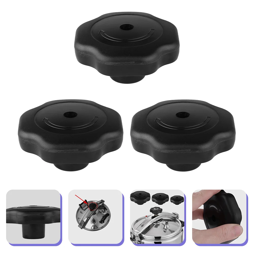 3 Pcs Pressure Cooker Switch Knobs Replacement Bakelite Handles Anti-explosion Cover Pot
3 Pcs Pressure Cooker Switch Knobs Replacement Bakelite Handles Anti-explosion Cover Pot