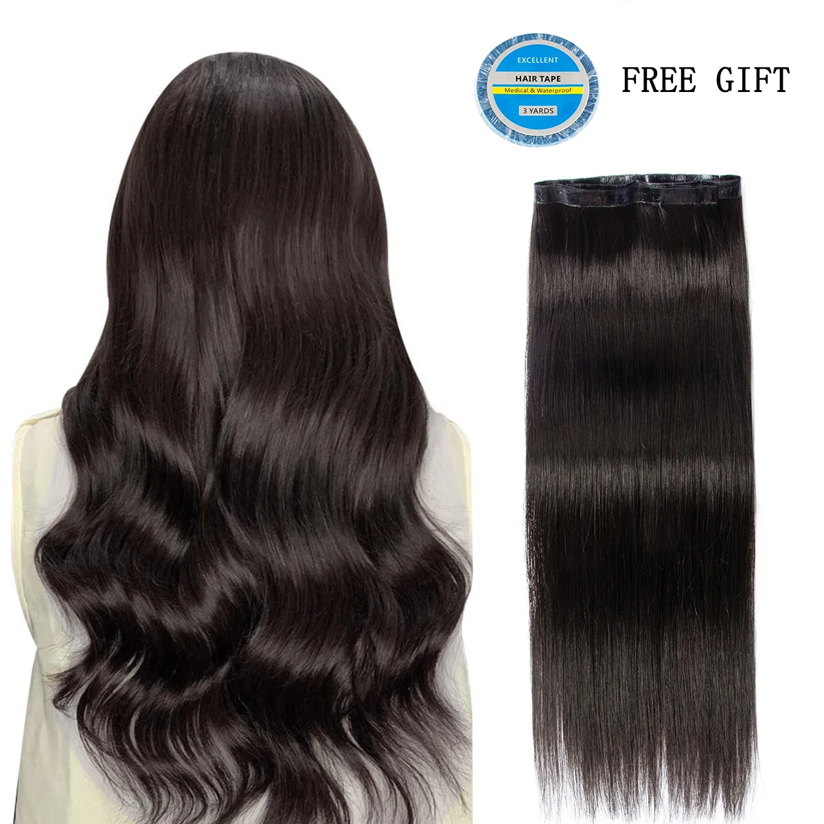 BOYMIA Tape in Weft Hair Extensions Human Hair One Piece Invisible Long Weft Tape in Hair Extensions Wide Weft Human Hair 50G
BOYMIA Tape in Weft Hair Extensions Human Hair One Piece Invisible Long Weft Tape in Hair Extensions Wide Weft Human Hair 50G
