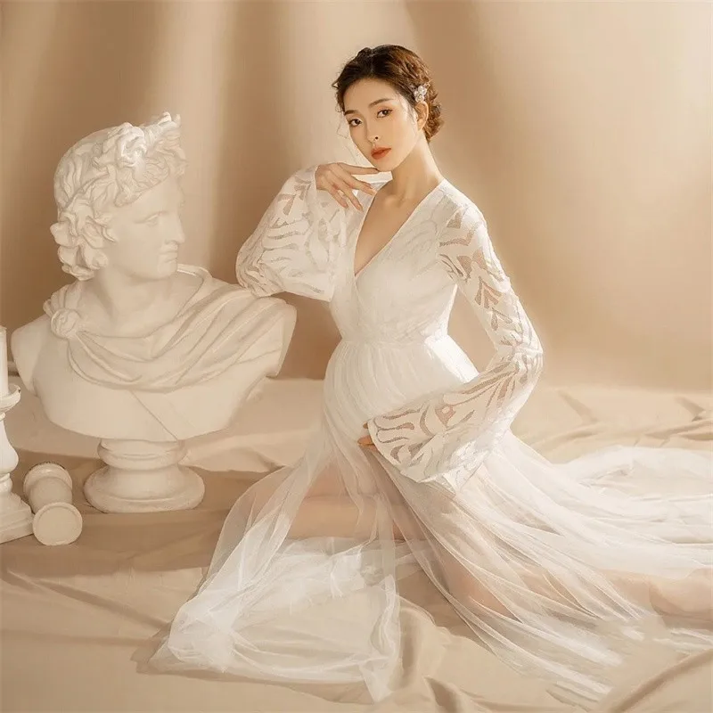 Baby Shower Dress Women's Maternity White Lace Dress For Photo Shoot Maternity Photography Props Pregnancy Dress Photography
Baby Shower Dress Women's Maternity White Lace Dress For Photo Shoot Maternity Photography Props Pregnancy Dress Photography