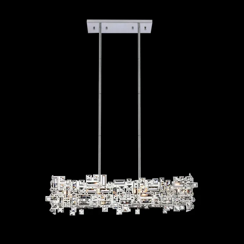 Современная роскошная люстра для столовой, золотая хрустальная подвесная лампа, премиальный светодиодный светильник для внутреннего освещения кухни
Современная роскошная люстра для столовой, золотая хрустальная подвесная лампа, премиальный светодиодный светильник для внутреннего освещения кухни