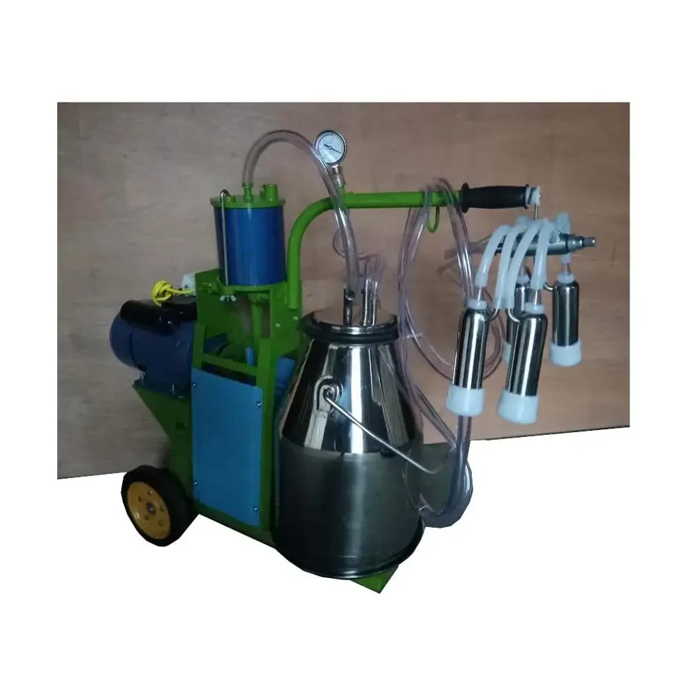 Stainless Steel Double Barrel Hand Operated Milking Machine for Cows
Stainless Steel Double Barrel Hand Operated Milking Machine for Cows