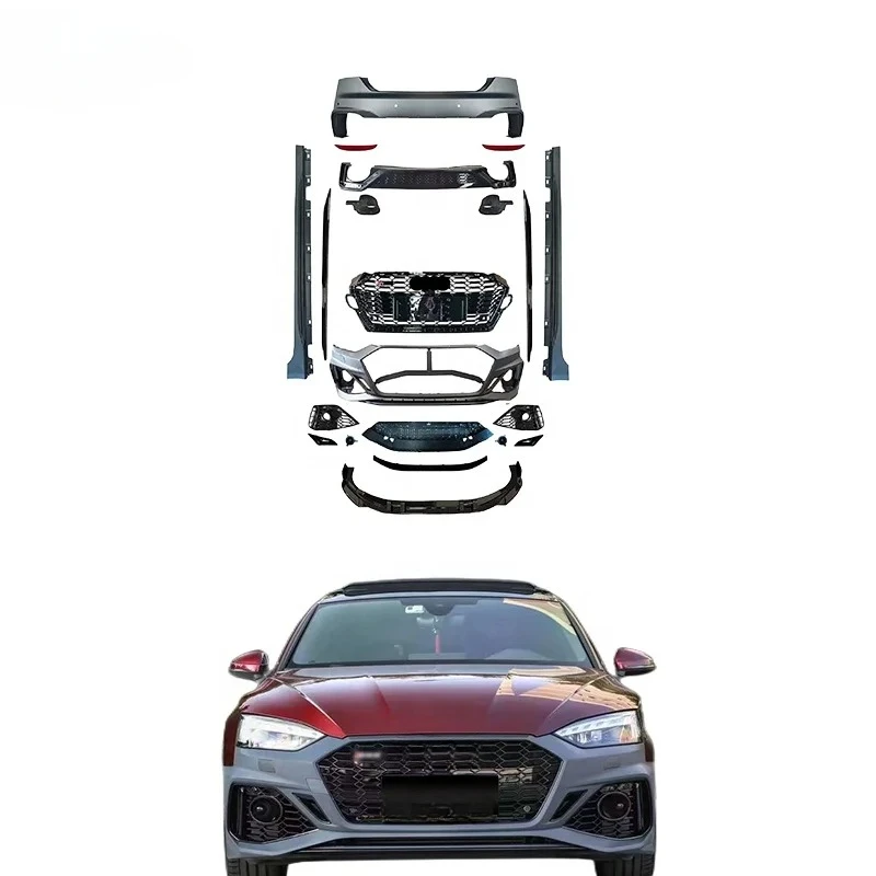 High Quality Body Kit for Audi A5 2020+ Upgrade RS5 Front Bumper Side Skirts Headlight Body Kits
High Quality Body Kit for Audi A5 2020+ Upgrade RS5 Front Bumper Side Skirts Headlight Body Kits