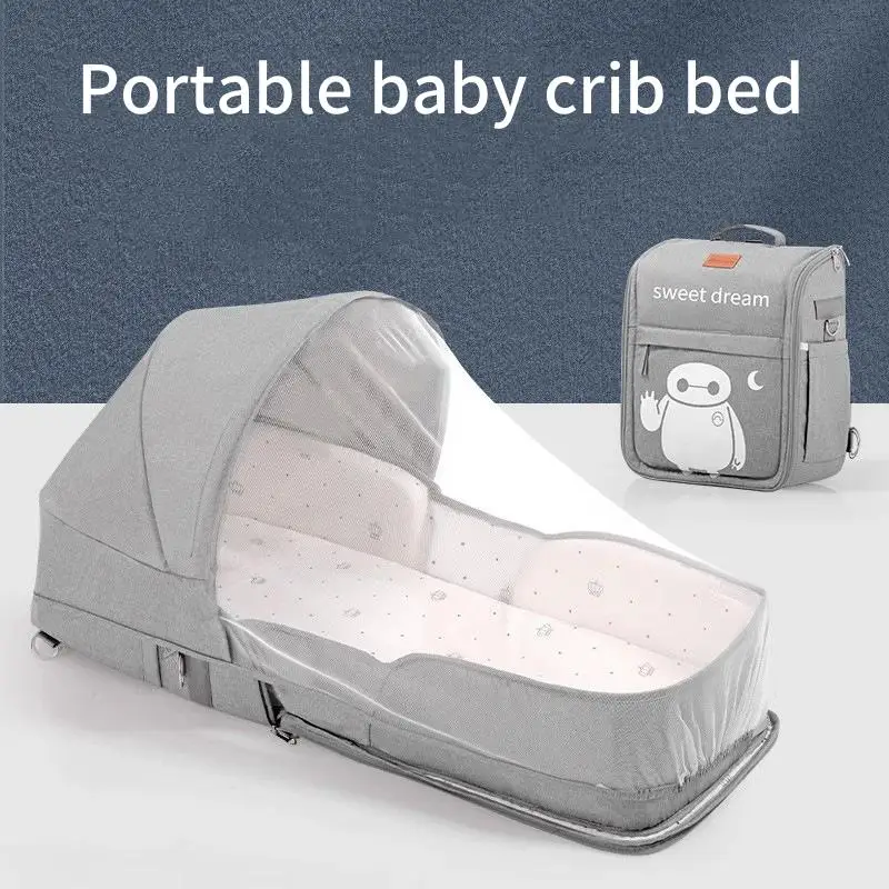 Portable and movable crib; multi-functional and foldable baby bed; newborn baby bed; small bed with mosquito net
Portable and movable crib; multi-functional and foldable baby bed; newborn baby bed; small bed with mosquito net