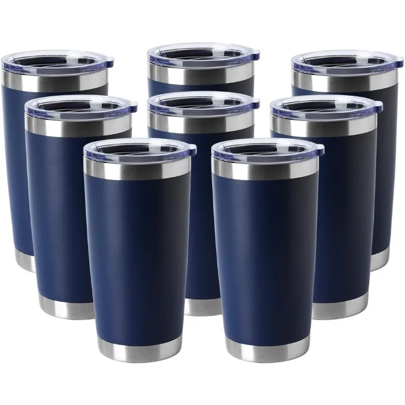 HASLE OUTFITTERS 20oz Tumblers Bulk Stainless Steel Cup with Lid Double Wall Vacuum Insulated Coffee Mug for Cold & Hot Drinks
HASLE OUTFITTERS 20oz Tumblers Bulk Stainless Steel Cup with Lid Double Wall Vacuum Insulated Coffee Mug for Cold & Hot Drinks