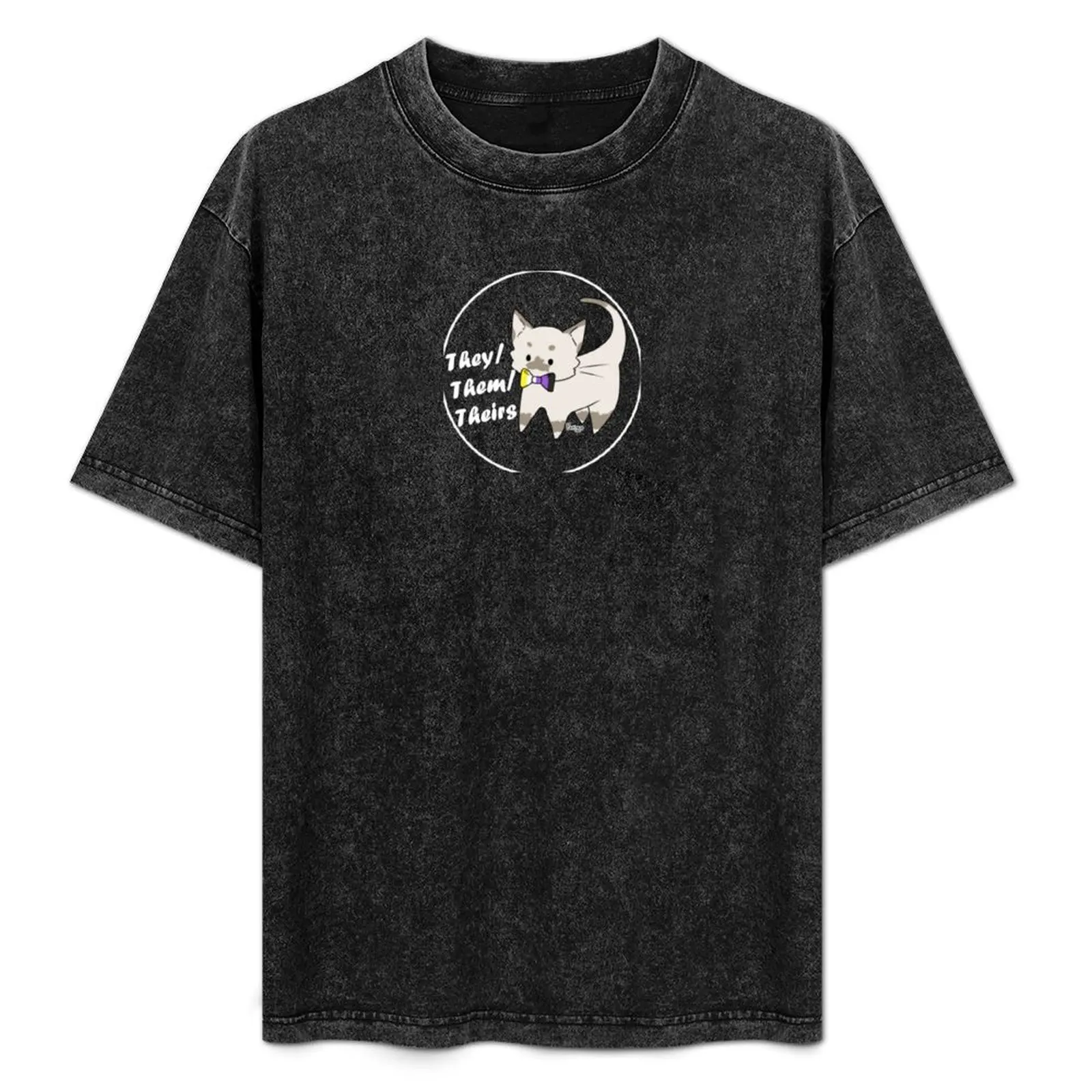 They/Them/Theirs Pronouns Kitty (v3) T-Shirt Retro Style Print Casual Top
They/Them/Theirs Pronouns Kitty (v3) T-Shirt Retro Style Print Casual Top