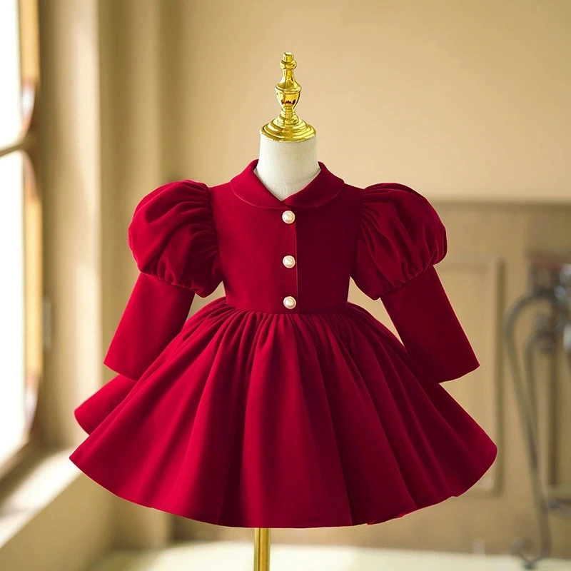 Children's Red High end Performance Dress Girl's Birthday Princess Dress Girl Baby's First Birthday Host Piano Performance Dress
Children's Red High end Performance Dress Girl's Birthday Princess Dress Girl Baby's First Birthday Host Piano Performance Dress