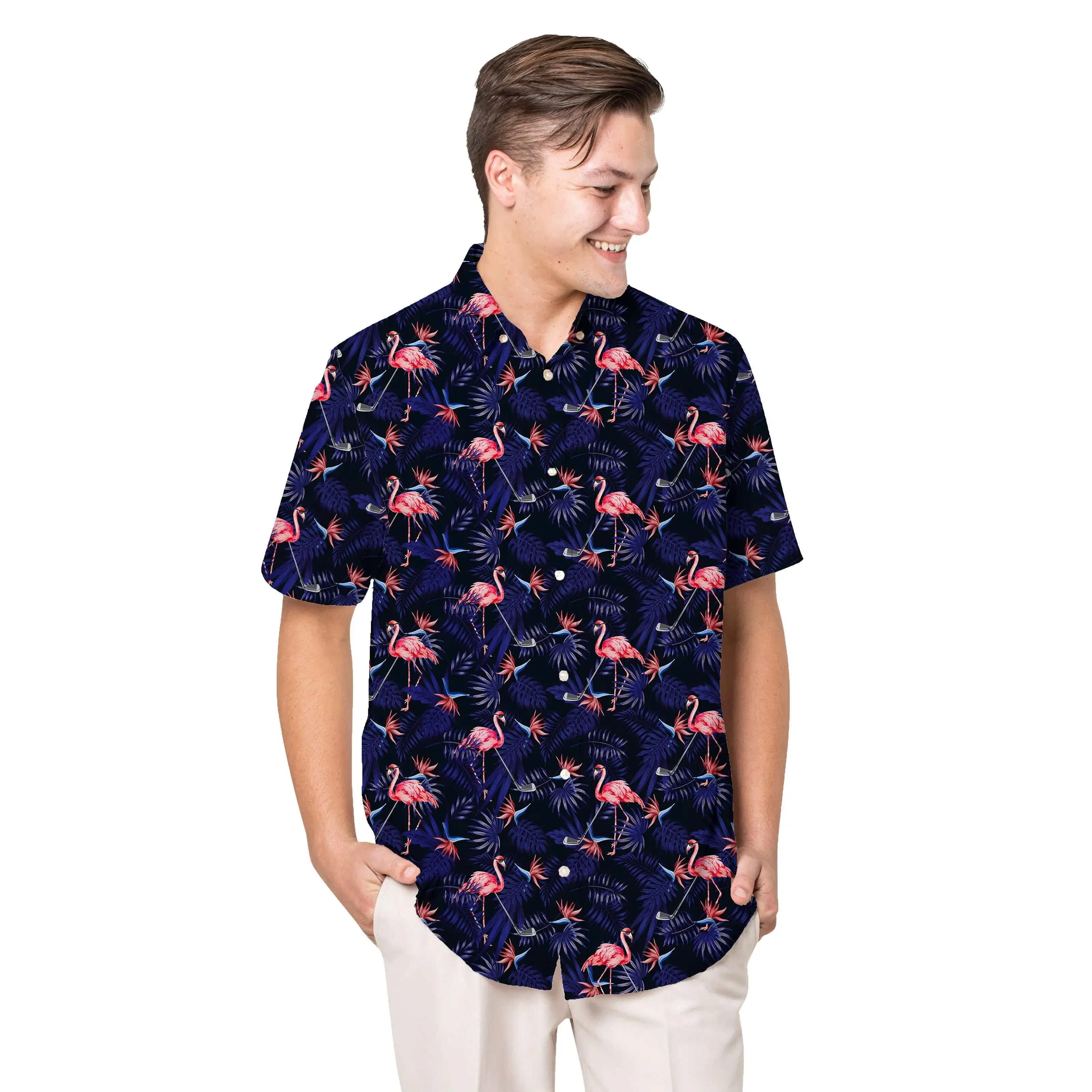 Jumeast Flamingo Short Sleeve Hawaiian Shirt Brid Graphics Polyester Aloha Shirts Tropical Leaves Blue Casual Man Clothing
Jumeast Flamingo Short Sleeve Hawaiian Shirt Brid Graphics Polyester Aloha Shirts Tropical Leaves Blue Casual Man Clothing