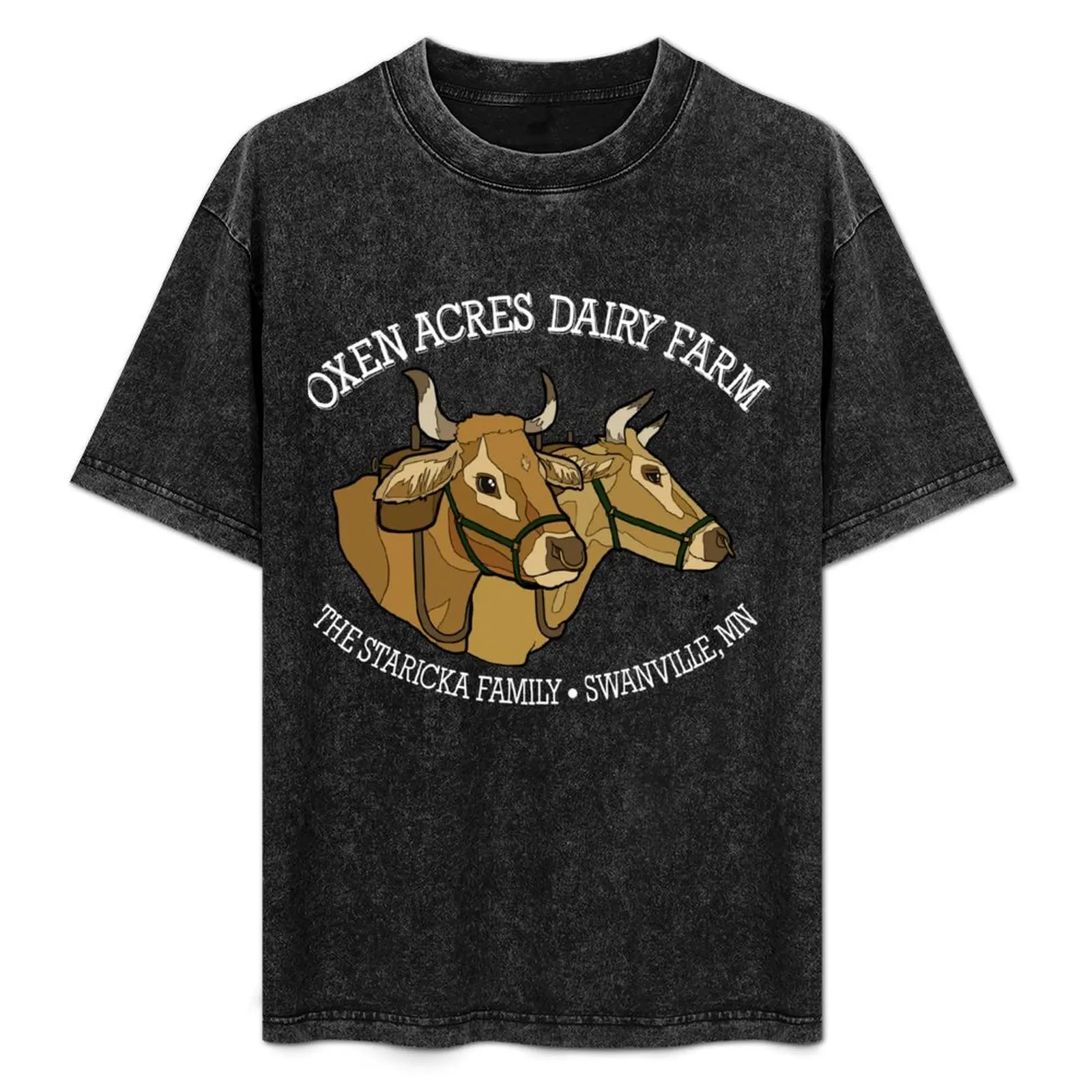 Oxen Acres Dairy Farm (Colored) T-Shirt oversized Funny t-shirts shirts graphic tees croswit shirt man clothes for men
Oxen Acres Dairy Farm (Colored) T-Shirt oversized Funny t-shirts shirts graphic tees croswit shirt man clothes for men
