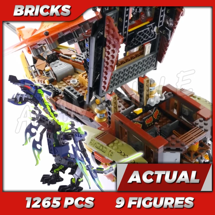 1265pcs Final Flight of Destiny's Bounty Morro's Ghost Dragon 10402 Building Kits Set Compatible with Biricks
1265pcs Final Flight of Destiny's Bounty Morro's Ghost Dragon 10402 Building Kits Set Compatible with Biricks