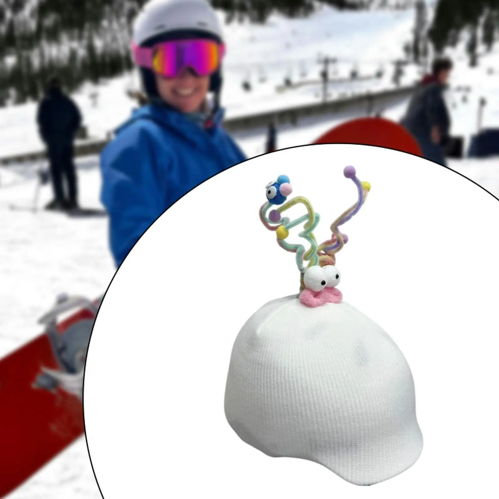 Ski Helmet Cover Knitted Cap Decorative for Adults Funny Gifts Lovely Snowboard Soft Helmet Accessories Ski Helmet Decoration
Ski Helmet Cover Knitted Cap Decorative for Adults Funny Gifts Lovely Snowboard Soft Helmet Accessories Ski Helmet Decoration