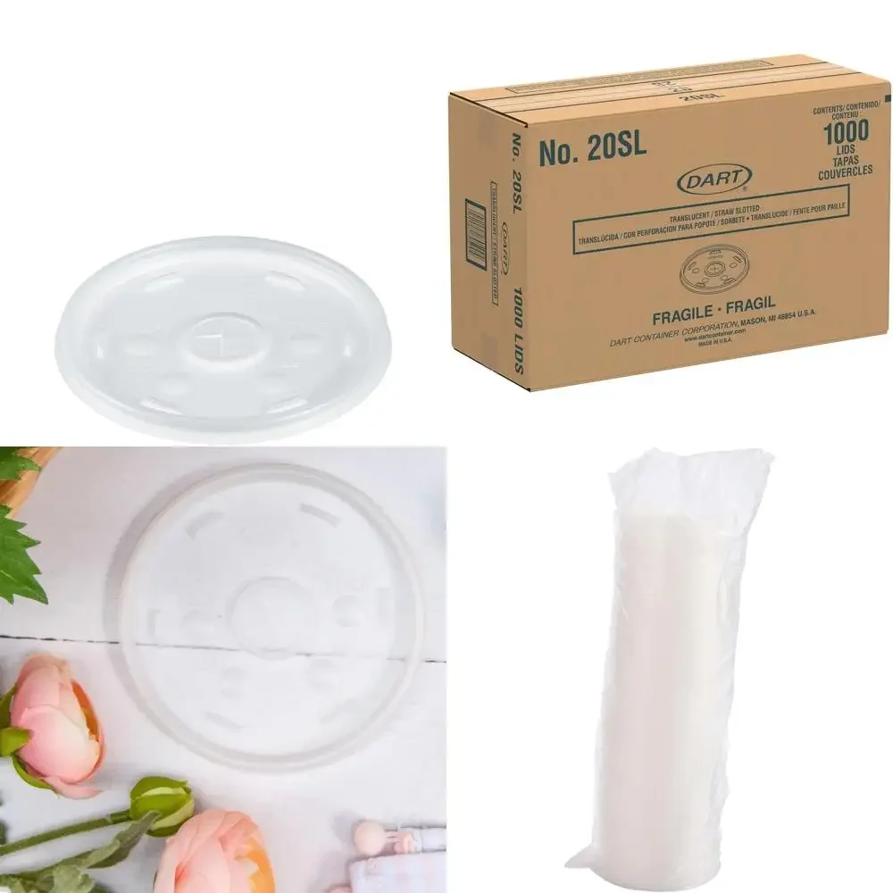 20-Ounce Plastic Slotted Lids for 20-Series Oam Cups and Containers, Sizes 30AJ20, 32AJ20, 32AJ20H, 8SJ20, 12SJ20, 16M20 - 1,000
20-Ounce Plastic Slotted Lids for 20-Series Oam Cups and Containers, Sizes 30AJ20, 32AJ20, 32AJ20H, 8SJ20, 12SJ20, 16M20 - 1,000