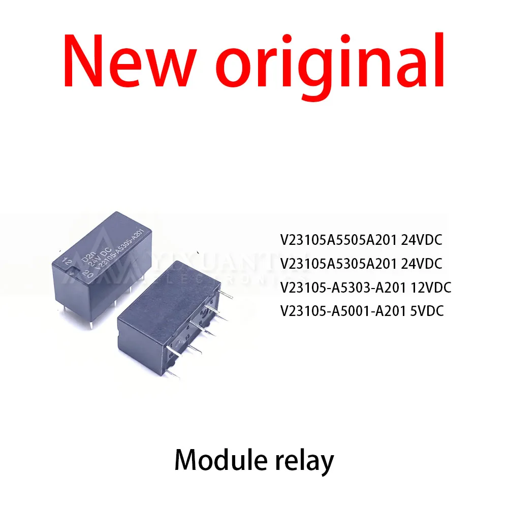 10Pcs/Lot New original V23105A5505A201 24VDC V23105A5305A201 24VDC V23105-A5303-A201 12VDC V23105-A5001-A2Module relay01 5VDC
10Pcs/Lot New original V23105A5505A201 24VDC V23105A5305A201 24VDC V23105-A5303-A201 12VDC V23105-A5001-A2Module relay01 5VDC