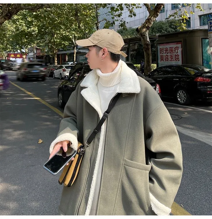 Мужская куртка из шерстяной смеси для работы, утепленная, глянцевая, толстая, осенне-зимняя, теплая, с цветовыми блоками, стеганая, модная
Мужская куртка из шерстяной смеси для работы, утепленная, глянцевая, толстая, осенне-зимняя, теплая, с цветовыми блоками, стеганая, модная