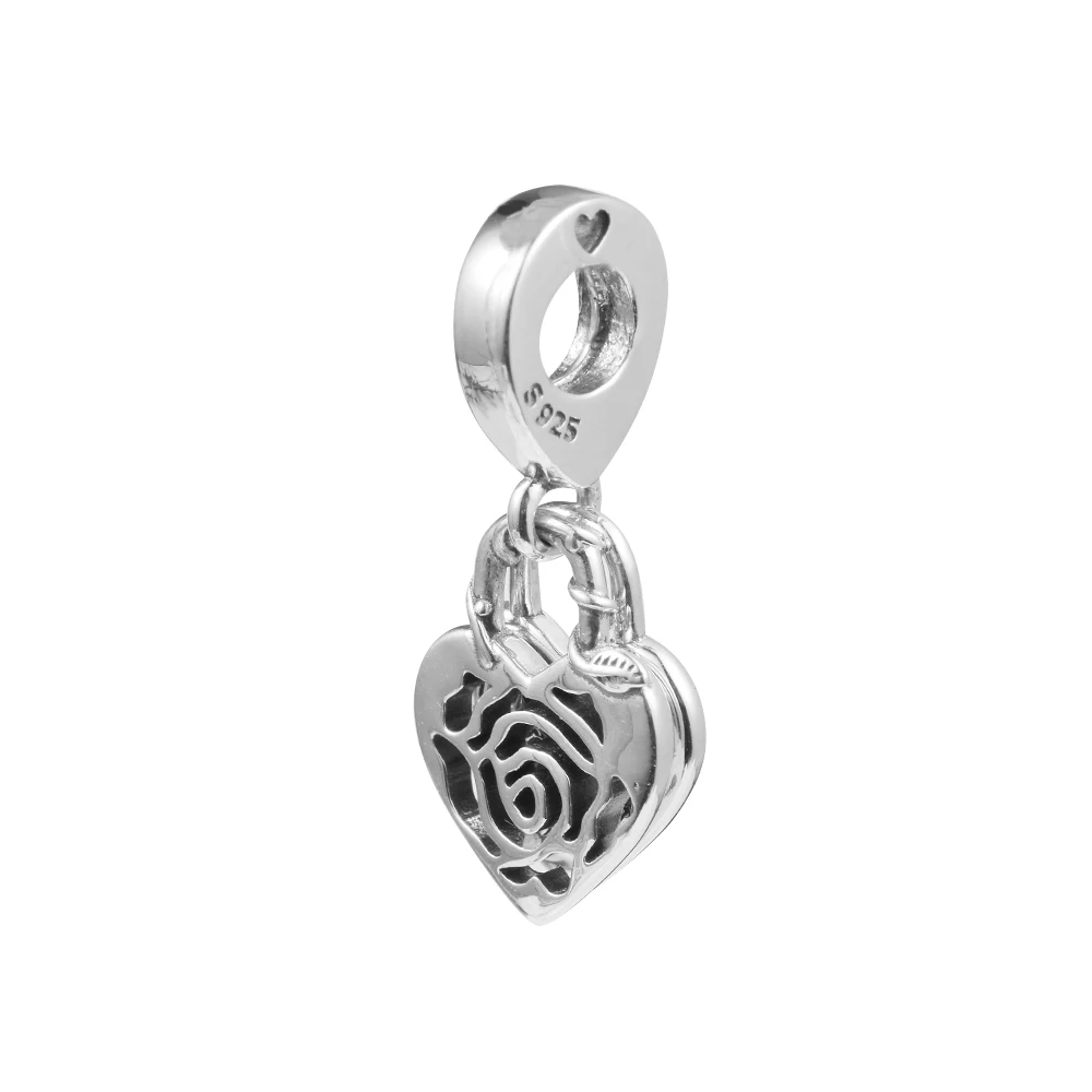 DIY Beads For Jewelry Making Rose Heart Padlock Dangle Charm Fits European Original Bracelets Sterling Silver Jewelry Bead
DIY Beads For Jewelry Making Rose Heart Padlock Dangle Charm Fits European Original Bracelets Sterling Silver Jewelry Bead