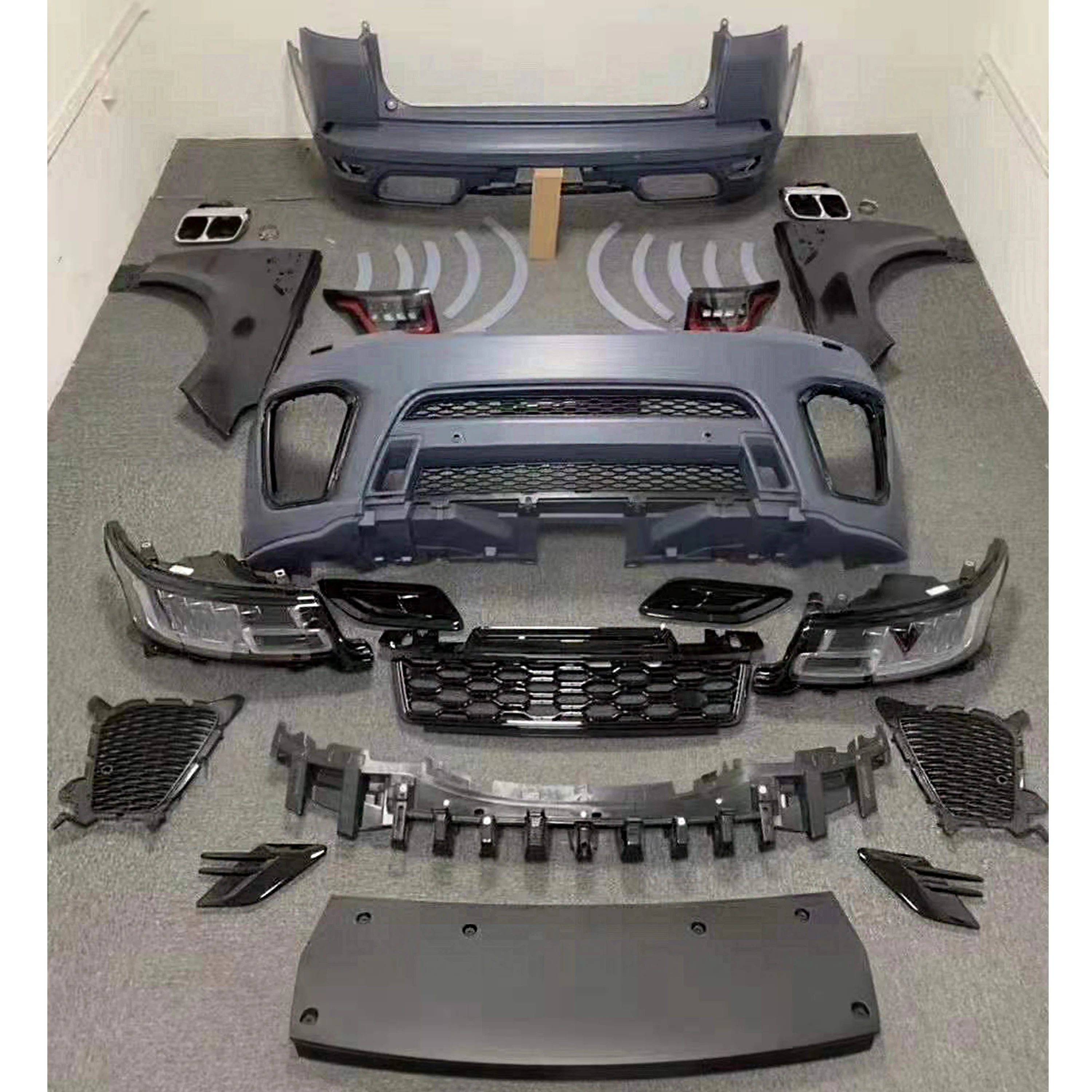 Hot Selling Bumpers Body Kit for Range Rover Sport L494 2014-2017 Facelift to 2020 SVR.
Hot Selling Bumpers Body Kit for Range Rover Sport L494 2014-2017 Facelift to 2020 SVR.