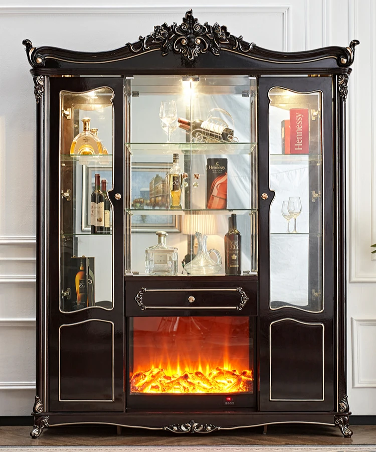 XL wine cabinet dining side cabinet double door glass display cabinet carved luxury American four door wine
XL wine cabinet dining side cabinet double door glass display cabinet carved luxury American four door wine