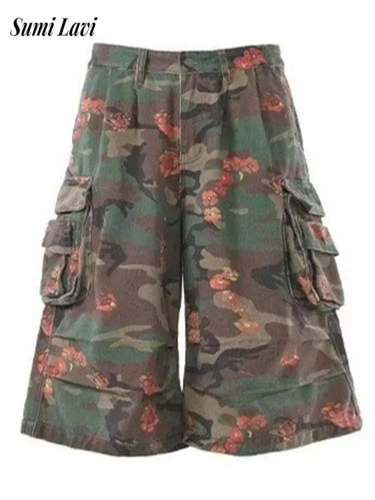 Loose Fitting Straight Design Camouflage Print Shorts Streetwear 2026 Summer Shorts Men Multi Pocketed Loose Knee-length
Loose Fitting Straight Design Camouflage Print Shorts Streetwear 2026 Summer Shorts Men Multi Pocketed Loose Knee-length