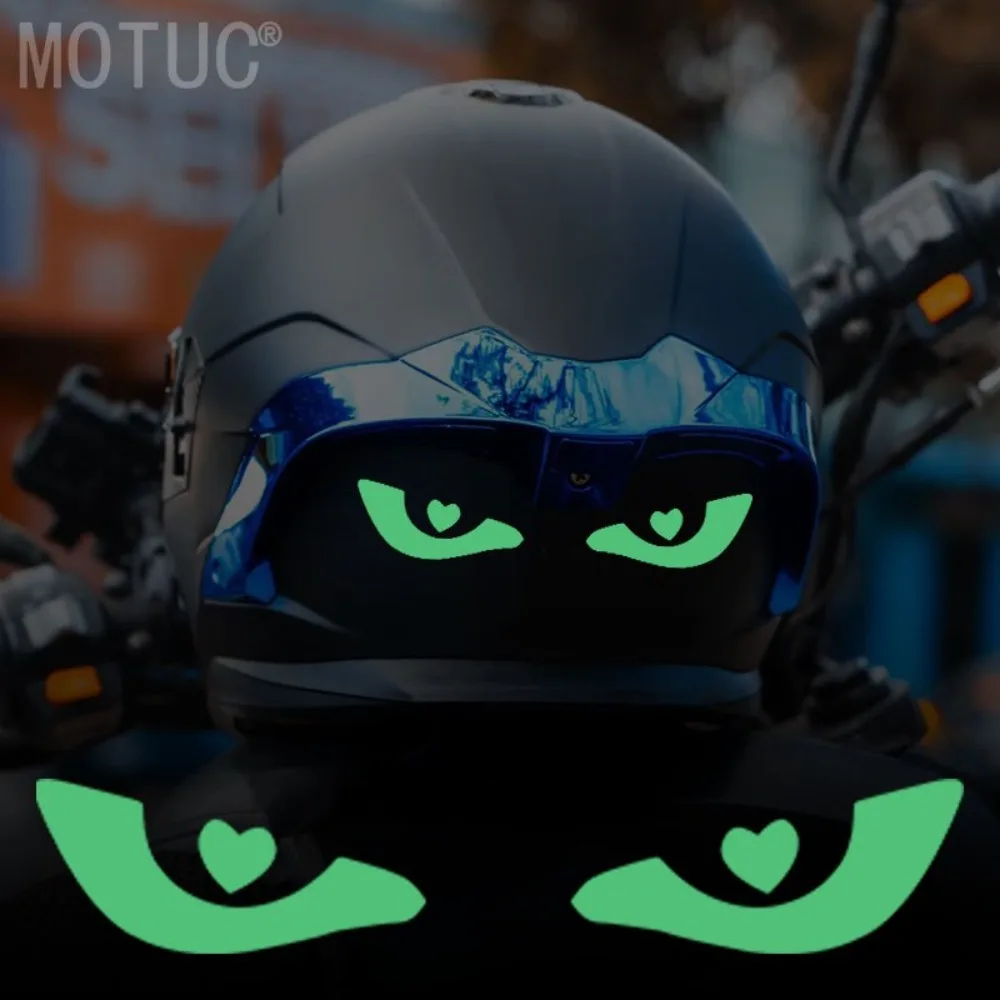 1pair Glow in Dark Heart Devil Eye Sticker Waterproof Sunproof Cartoon Decal for Motorcycle Headlight Helmet Fuel Tank Fairing
1pair Glow in Dark Heart Devil Eye Sticker Waterproof Sunproof Cartoon Decal for Motorcycle Headlight Helmet Fuel Tank Fairing
