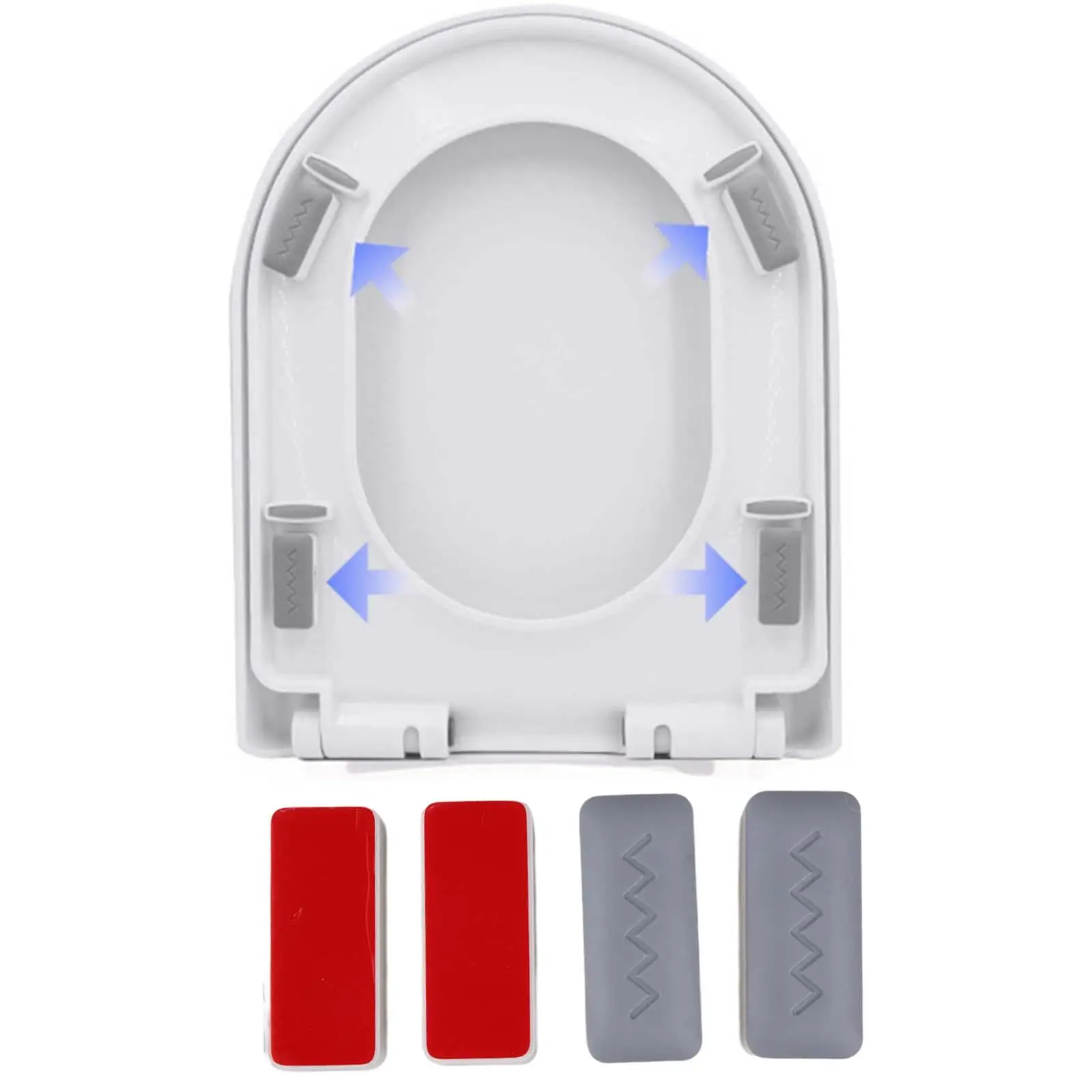4PCS Universal Toilet Seat Buffer Stoppers, Toilet Lid Gasket Accessories
4PCS Universal Toilet Seat Buffer Stoppers, Toilet Lid Gasket Accessories