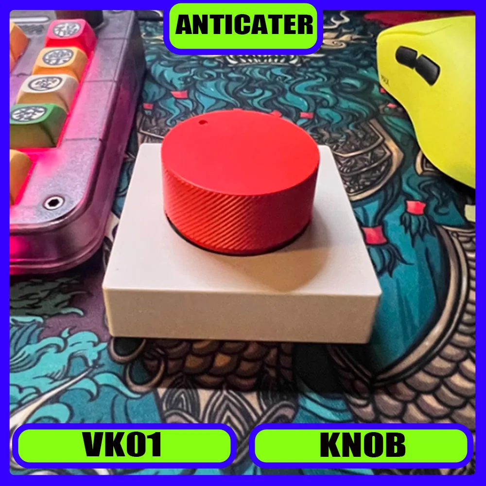 ANTICATER VK01 Desktop Knob Dual Mode Wireless Bluetooth Knob Custom Control Knobs Aluminium Alloy Independent APP Player Gift
ANTICATER VK01 Desktop Knob Dual Mode Wireless Bluetooth Knob Custom Control Knobs Aluminium Alloy Independent APP Player Gift