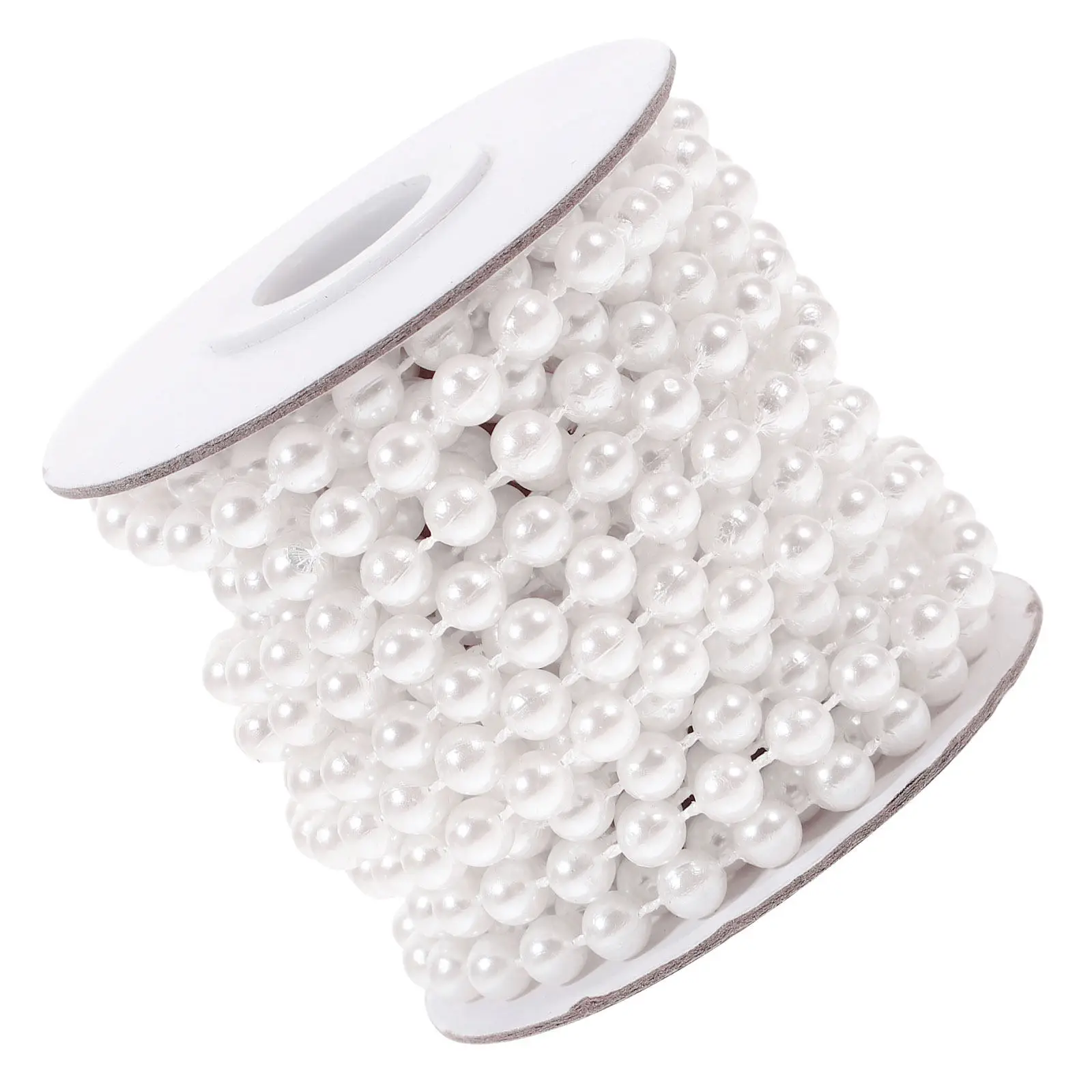 5M Pearl Bead Garland Roll Faux Pearl String for Crafting Necklaces Bracelets Wedding Decoration Christmas Tree Trim Vase Filler
5M Pearl Bead Garland Roll Faux Pearl String for Crafting Necklaces Bracelets Wedding Decoration Christmas Tree Trim Vase Filler