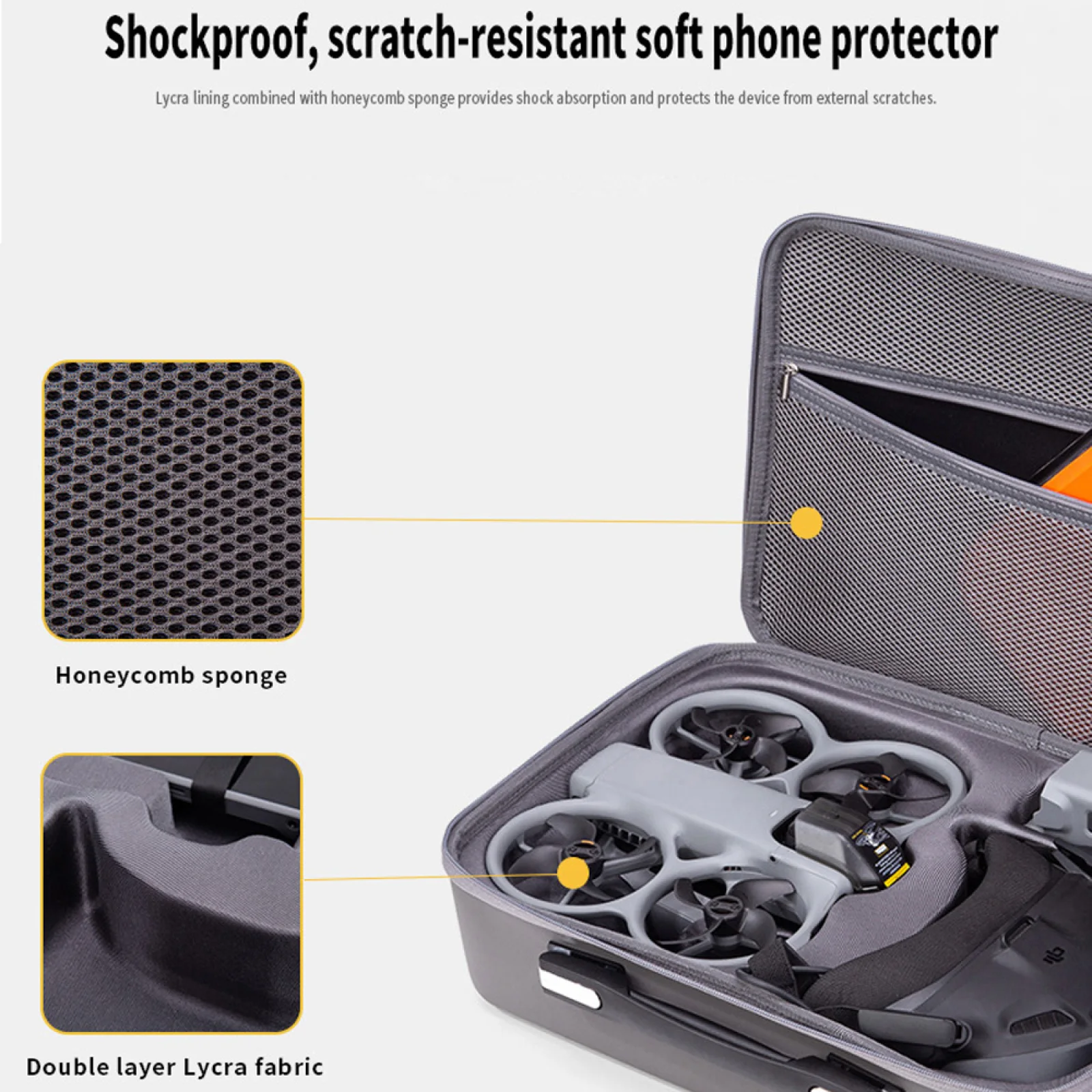 For DJI Avata 360 Motion Combo Carrying Case Waterproof Shockproof Hard Shell Portable Bag for Fly More Kit Accessories
For DJI Avata 360 Motion Combo Carrying Case Waterproof Shockproof Hard Shell Portable Bag for Fly More Kit Accessories