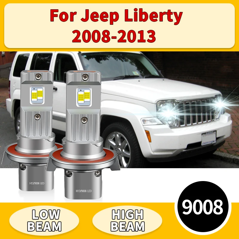 2PCS 30000LM LED Headlight H13 9008 Car Light 6000K High Low Beam Bulbs White For Jeep Liberty 2008 2009 2010 2011 2012 2013
2PCS 30000LM LED Headlight H13 9008 Car Light 6000K High Low Beam Bulbs White For Jeep Liberty 2008 2009 2010 2011 2012 2013