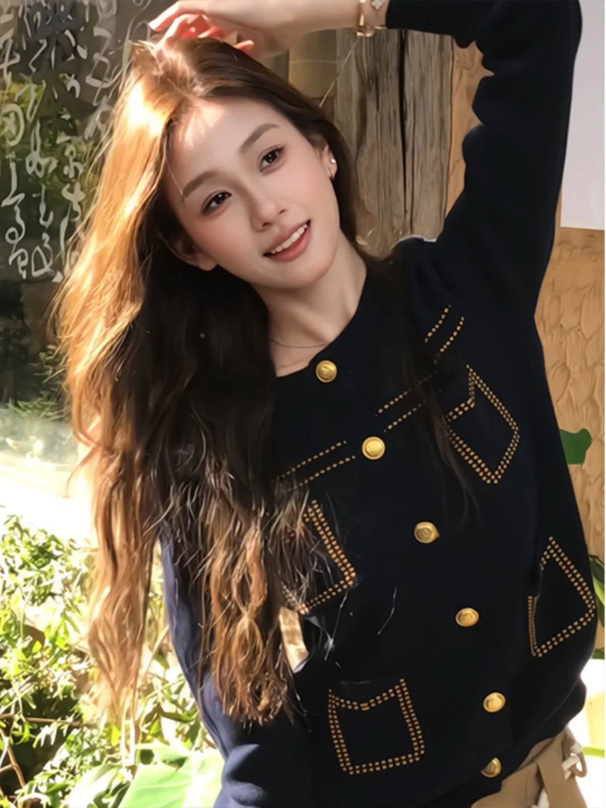 Tweed Jacket Brown Womens Autumn Casual Loose-Fitting Detachable Hooded Workwear Utility Pockets Snap-Button Waterproof Outdoor
Tweed Jacket Brown Womens Autumn Casual Loose-Fitting Detachable Hooded Workwear Utility Pockets Snap-Button Waterproof Outdoor